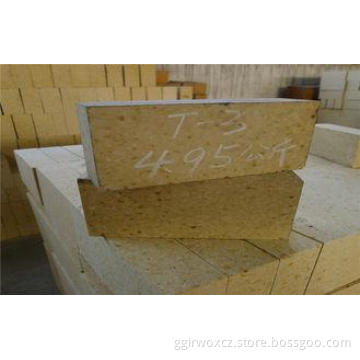 Glass / Cement Rotary Kiln High Alumina Refractory Brick 75